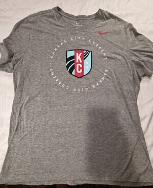 Nike T Shirt Grey Kansas City Current Mens Size XL